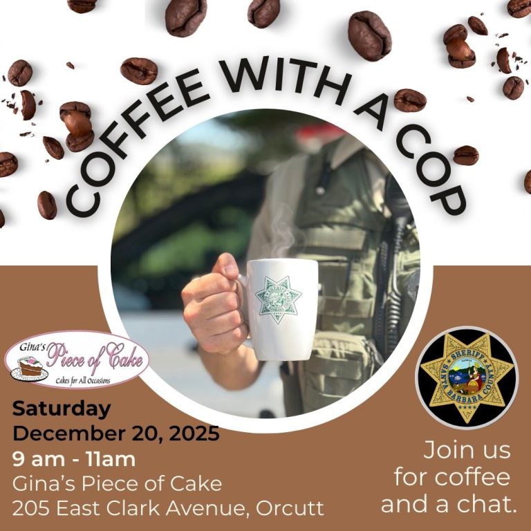 Sheriff’s Office Hosts Coffee with a Cop in Orcutt – Santa Barbara ...